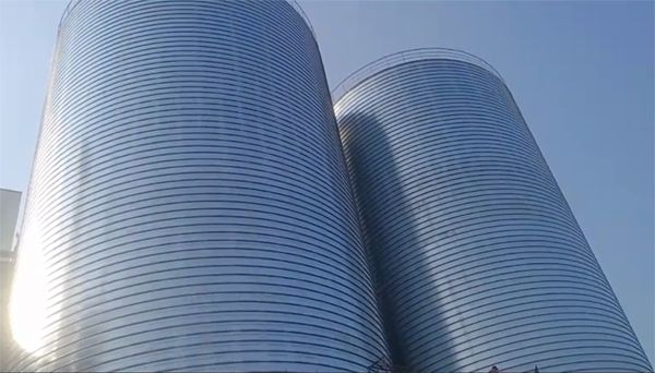 龙湾2座混凝土高架卷板仓