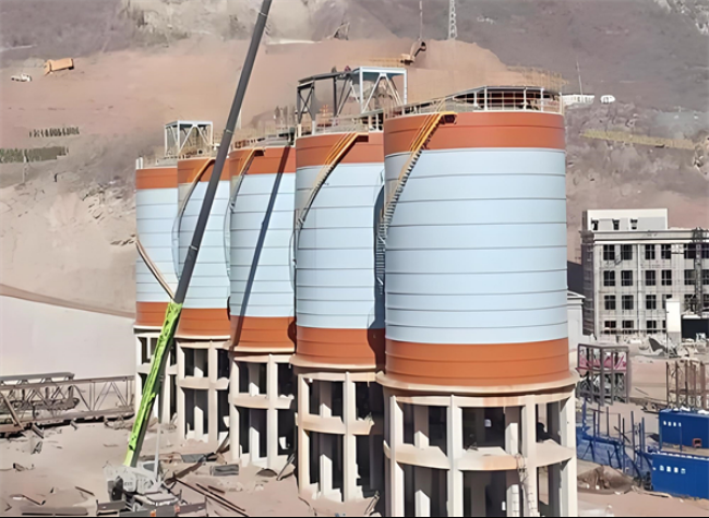 龙湾高架钢板仓