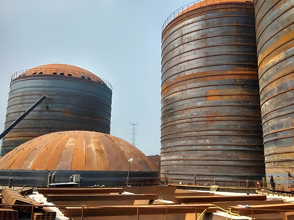 龙湾焦粉钢板仓